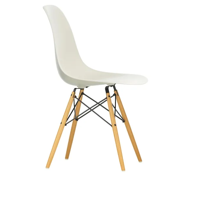 Eames RE Plastic Chair DSW stol Golden Maple
