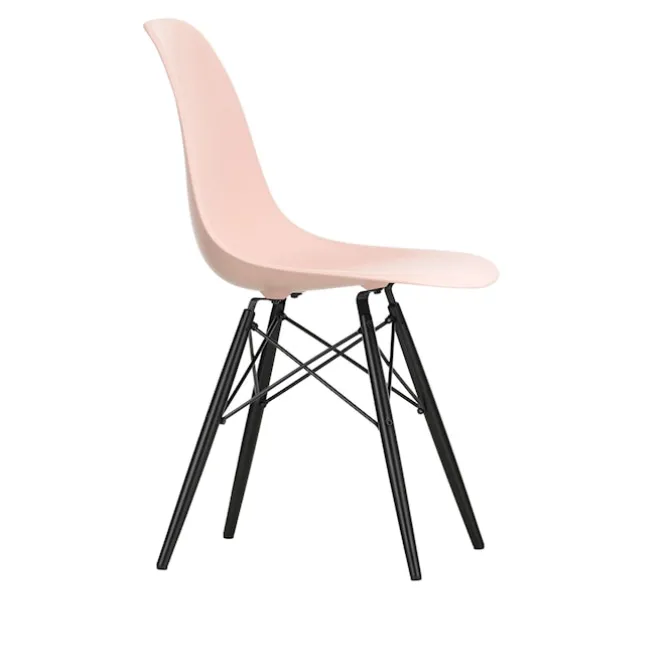 Eames RE Plastic Chair DSW stol Black Maple