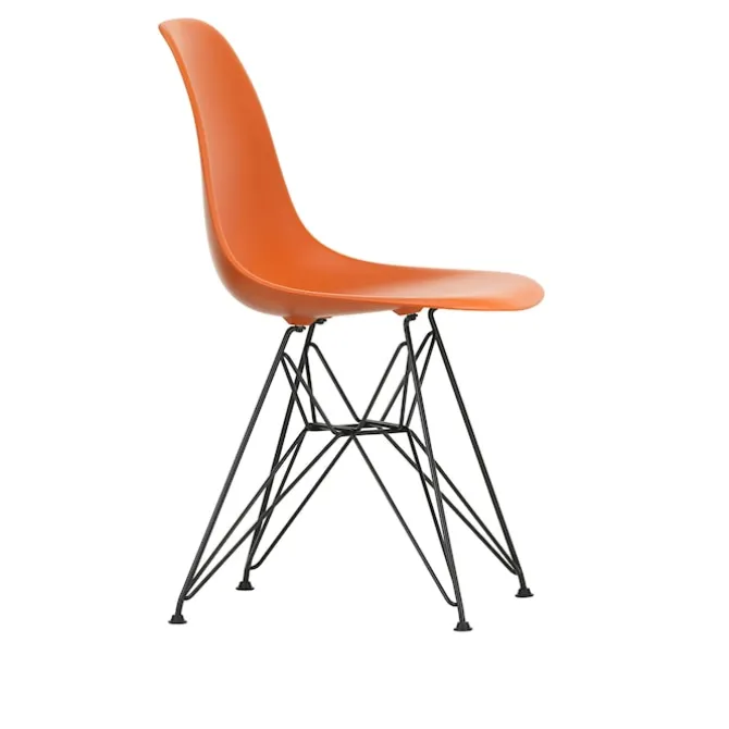 Eames RE Plastic Chair DSR stol Basic Dark