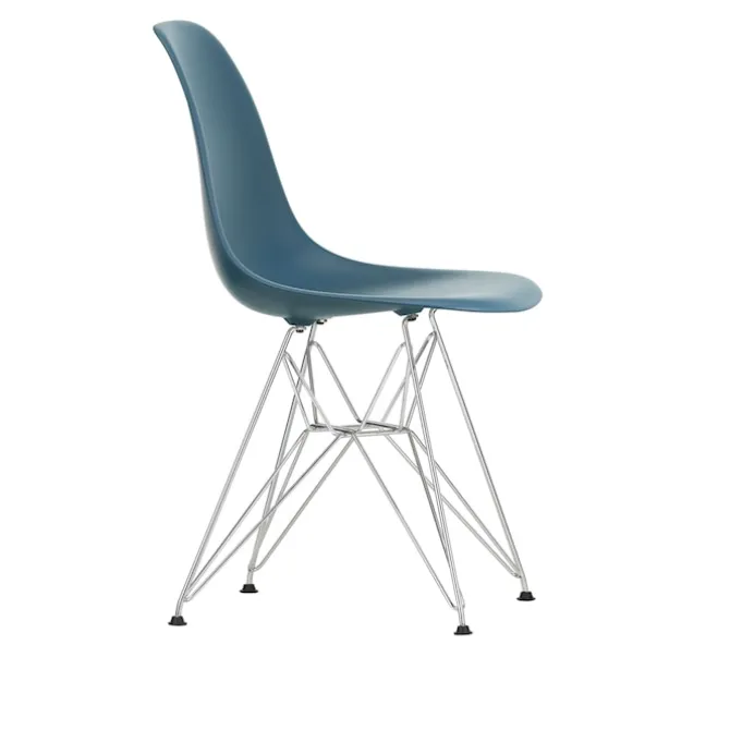 Eames RE Plastic Chair DSR stol Chrome