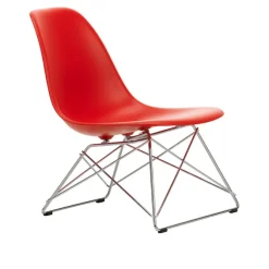 Eames RE Plastic Side Chair LSR stol Chrome