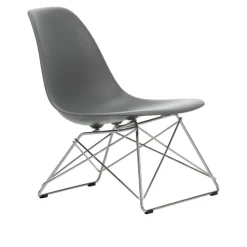 Eames RE Plastic Side Chair LSR stol Chrome