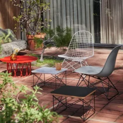 Eames RE Plastic Side Chair LSR stol Chrome