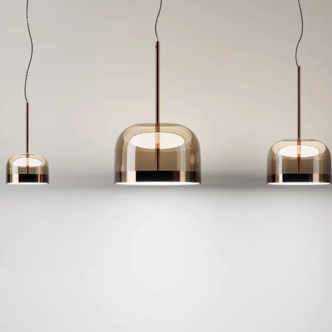 Equatore Suspension Lamp Copper
