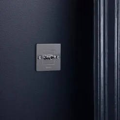 EU 1G Double Toggle Switch With Logo