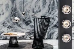 Fan Large Black Side Table