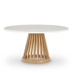 Fan Large Natural Side Table