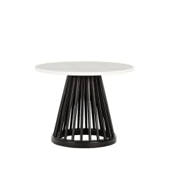 Fan Small Black Side Table