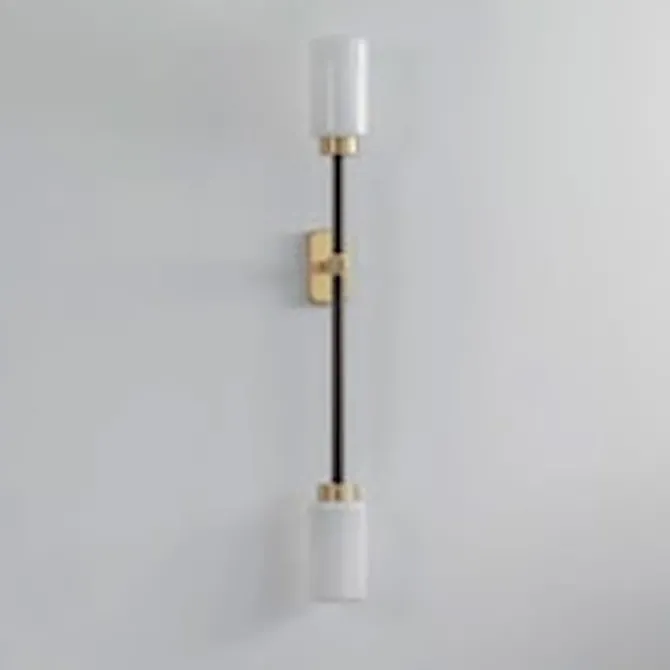 Farol Wall Single, Brass/Opal