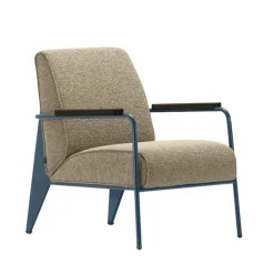 Fauteuil de Salon lenestol Prouvé Bleu Dynasty