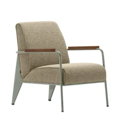 Fauteuil de Salon lenestol Prouvé Gris Vermeer