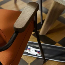 Fauteuil Direction lenestol Prouvé Bleu Marcoule