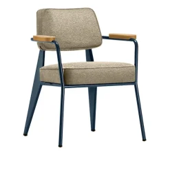 Fauteuil Direction lenestol Prouvé Bleu Dynastie