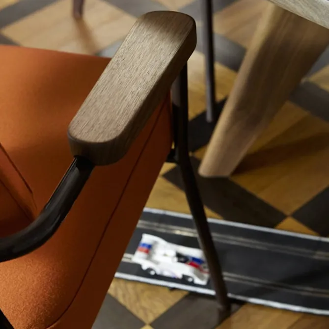 Fauteuil Direction lenestol Ecru