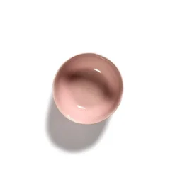 Feast Bowl - Delicious Pink Swirl-Stripes Blue
