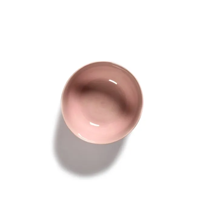 Feast Bowl - Delicious Pink Swirl-Stripes Blue