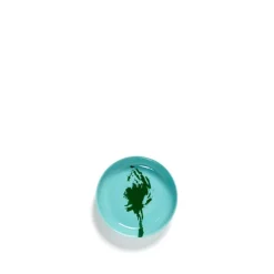 Feast High Plate - Azure Artichoke Green