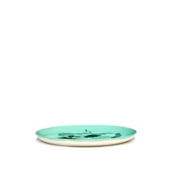 Feast Plate - Azure Pepper Green