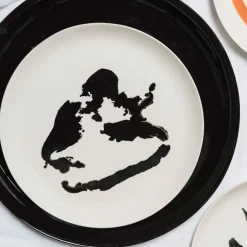 Feast Plate - White Pepper Black