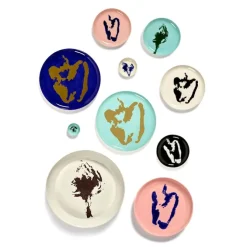 Feast Serving Plate - Delicious Pink Pepper Blue