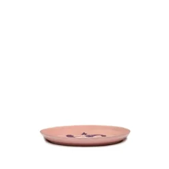 Feast Serving Plate - Delicious Pink Pepper Blue