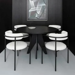 FF Chair Rounded Black Legs
