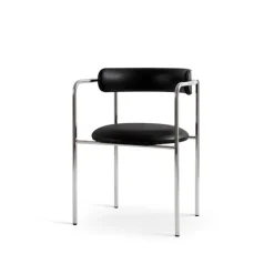 FF Chair Rounded Chrome Legs