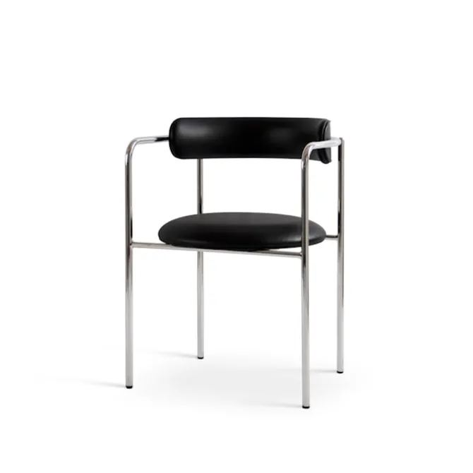 FF Chair Rounded Chrome Legs