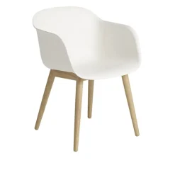 Fiber Armchair - Wood Base