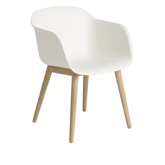 Fiber Armchair - Wood Base