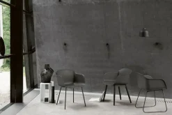 Fiber Armchair - Wood Base