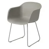 Fiber Armchair Sled base