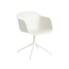 Fiber Armchair Swivel Base W Return (Recycled Plastic)