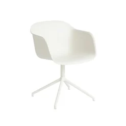 Fiber Armchair Swivel Base W Return (Recycled Plastic)