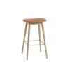 Fiber Bar Stool - Wood Base