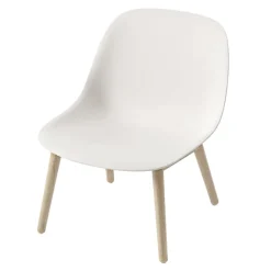 Fiber Lounge Chair Wood Base