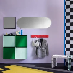 Figure Oval Mirror - Suspension Rail