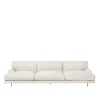 Flaneur 3-seters sofa Antique Brass