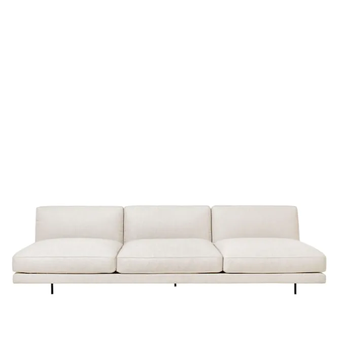 Flaneur 3-seters sofa Matt Black