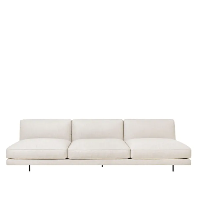 Flaneur 3-seters sofa Matt Black