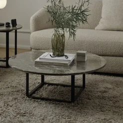 Florence Coffee Table Top Ø90 / Gris du Marais