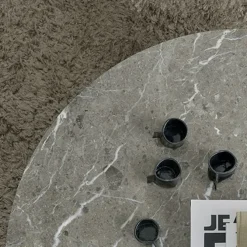 Florence Dining Table Ø145 / Gris du Marais Marble