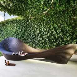 Folly Bench Rust Brown