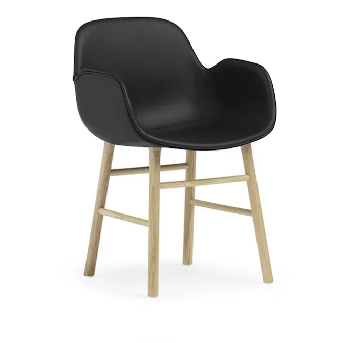 Form Armchair Full Upholstery Oak