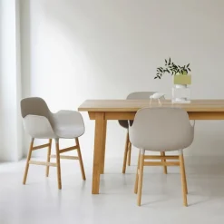 Form Armchair Full Upholstery Oak