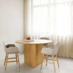 Form Armchair Full Upholstery Oak