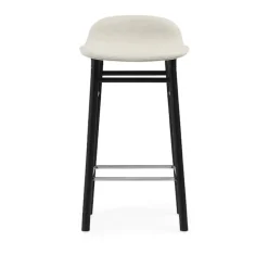 Form Barstool 65 cm Full Upholstery Black Oak