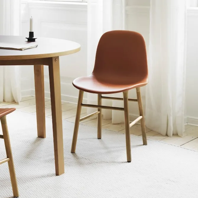 Form Chair Full Upholstery Oak