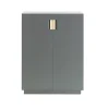 Frame 80 High, Covered Doors Storm Grey
