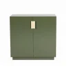 Frame 80 Low, Covered Doors Green Khaki